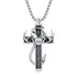 Fish Hook & Cross Dad Urn Necklace: The Perfect Christian Memorial Jewelry for Men