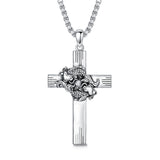 Sterling Silver 12 Constellation Cross Pendant Necklace
