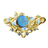 Sterling Silver 1CT Round Gemstone Engagement Wedding Bridal Anniversary Proposal Ring Set for Her