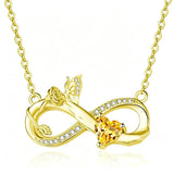 14K Gold Plated Birthstone Butterfly Necklace for Women Ideal Gift for Anniversary Christmas Birthday