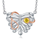 Sterling Silver Heart Rib Cage&Doctor Nurse  Stethoscope Medicine Themed Pendant Necklace
