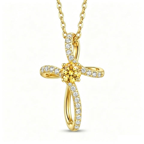 14K Gold Plated Cross Pendant Necklace for Women Faith Jewelry for Anniversary Christmas  Birthday Mother's Day