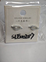 925 Sterling Silver Elegant Teardrop Zircon Earrings In Sterling Silver