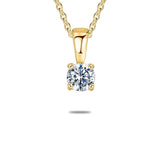 Copper Sterling Silver Personalized Simulated 1-6 Birthstones Family Pendant Necklace