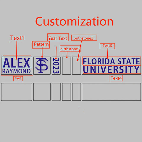 Sterling Sliver Personalied Engraved Birthstone Graduation High School Rings