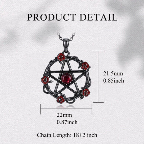 Sterling Silver Black Heart Skeleton Birthstone Necklace With Engraved Halloween Gift
