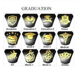 Sterling Silver Personalized High School College Class Ring Graduation Jewelry