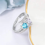 Sterling Silver Personalized Class Graduation Ring