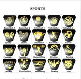 Sterling Silver Personalized  Birthstone Engraved Class Ring Graduation Jewelry