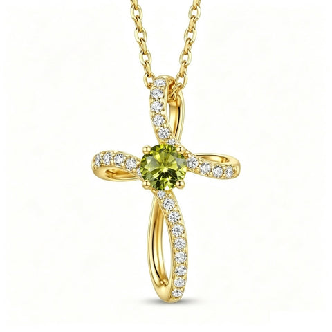 14K Gold Plated Cross Pendant Necklace for Women Faith Jewelry for Anniversary Christmas  Birthday Mother's Day