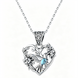 Sterling Silver Turquoise Butterfly Angel Wing Bee Hummingbird Pendant Necklace