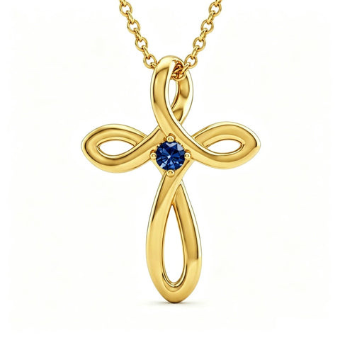 14K Gold Plated Cross Pendant Necklace for Women Faith Jewelry for Anniversary Christmas  Birthday Mother's Day