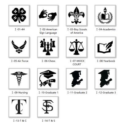 Sterling Silver Personalized  Engraved Class Ringsfor Women