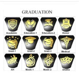 Sterling Sliver Personalied Engraved Birthstone Graduation High School Rings