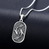 Sterling Silver Zodiac Sign Pendant Necklace
