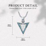 Sterling Silver Cross Celtic Knot Yin Yang Peace Sign Arrowhead Pendant  Necklace