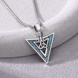 Sterling Silver Cross Celtic Knot Yin Yang Peace Sign Arrowhead Pendant  Necklace