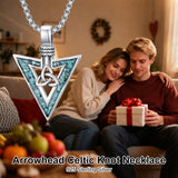 Sterling Silver Cross Celtic Knot Yin Yang Peace Sign Arrowhead Pendant  Necklace