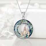 Sterling Silver  Crystal Tree of Life Mother Daughter Father Daughter Sisters Friends Pendant Necklace for Women