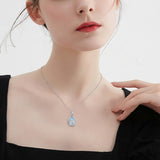 Sterling Silver Lapis Lazuli Black Onyx Moonstone Moss Agate Turquoise Butterfly Dragonfly Hummingbird  Pendant Necklace