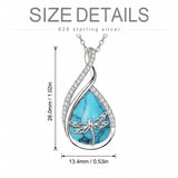 Sterling Silver Lapis Lazuli Black Onyx Moonstone Moss Agate Turquoise Butterfly Dragonfly Hummingbird  Pendant Necklace