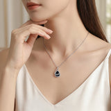 Sterling Silver Lapis Lazuli Black Onyx Moonstone Moss Agate Turquoise Butterfly Dragonfly Hummingbird  Pendant Necklace
