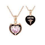 Sterling Silver Personalized Class Pendant Photo Lockets Necklace