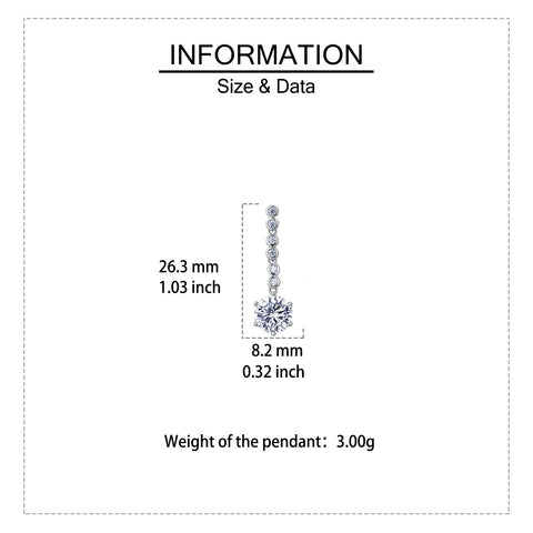 925 Sterling Silver Elegant Moissanite Drop Earrings With Symmetrical Design And Graduated Stones