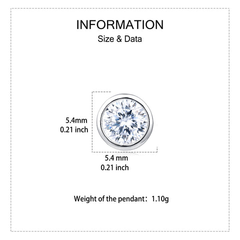 925 Sterling Silver Elegant Moissanite Stud Earrings In Platinum Setting