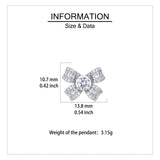 925 Sterling Silver Elegant Floral Moissanite Earrings With Radiant Center Stones