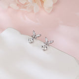 925 Sterling Silver Elegant Moissanite Butterfly Earrings: Sparkling Brilliance In Every Flutter