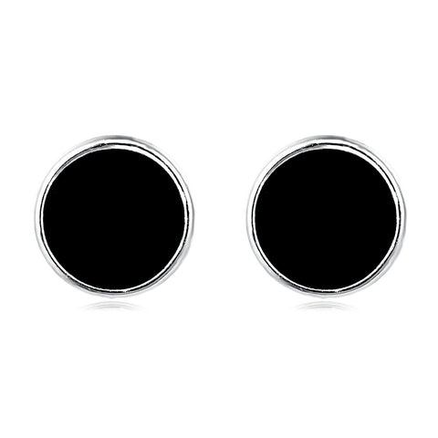 925 Sterling Silver Dual Circular Design Elements