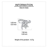 925 Sterling Silver Elegant Silver Bow Earrings With Zircon-accented Flowers On Blue Velvet