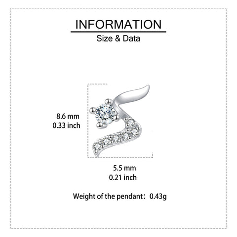 925 Sterling Silver Elegant Zircon Wing Earrings: Luxurious Statement Jewelry