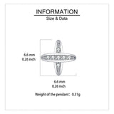 925 Sterling Silver Elegant Zircon Earrings With Symmetrical Prong Setting