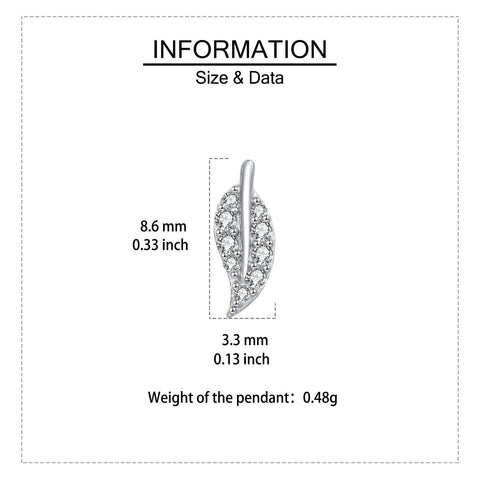 925 Sterling Silver **zircon Leaf Earrings In Sterling Silver: Modern Luxury Jewelry**
