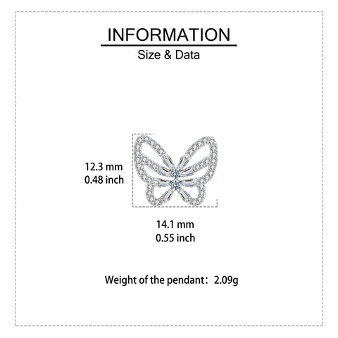 925 Sterling Silver **stunning Zircon Butterfly Earrings: Elegant Jewelry For Special Occasions**