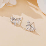 925 Sterling Silver Elegant Silver Metallic Bows For Gift Wrapping And Decor