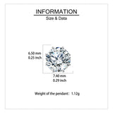 925 Sterling Silver Elegant Silver Stud Earrings With Sparkling Round Moissanite-cut Design