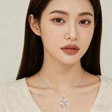 925 Sterling Silver Elegant Zircon Cross Pendant Necklace In Sterling Silver – Timeless Luxury Jewelry