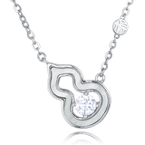 925 Sterling Silver Elegant Heart-shaped Moissanite Pendant Necklace With Delicate Chain And Charm