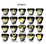 Sterling Sliver Personalied Engraved Birthstone Graduation High School Rings