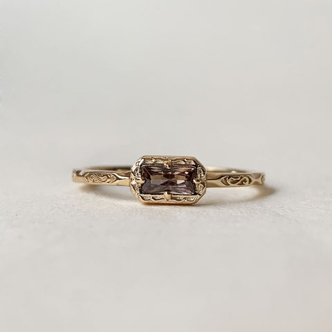 Sterling Silver Natural Moss Agate  Ring with Opal, Blue Topaz, Baguette, and Cubic Zirconia