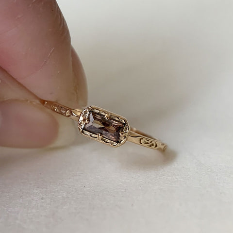 Sterling Silver Natural Moss Agate  Ring with Opal, Blue Topaz, Baguette, and Cubic Zirconia