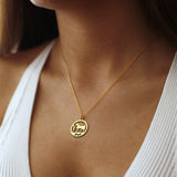 Sterling Silver Personalized Horse Name Pendant Necklace
