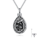 Sterling Silver Bumble Bee  Butterfly Cardinal Cross Dragonfly Hummingbird Paw Print Urn Necklace for Ashes