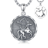 Sterling Silver Constellation Celestial Pendant Necklace Astrology Jewelry Birthday Gifts Christmas