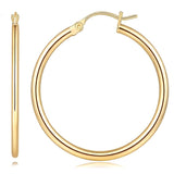 14K Gold Plated  Hoop Earrings for Women