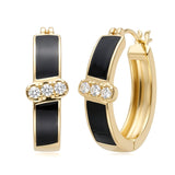 14K Gold Plated  Hoop Earrings for Her