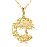 14k Gold Tree of Life Necklace Tree of Life Jewelry Gifts for Women Girls